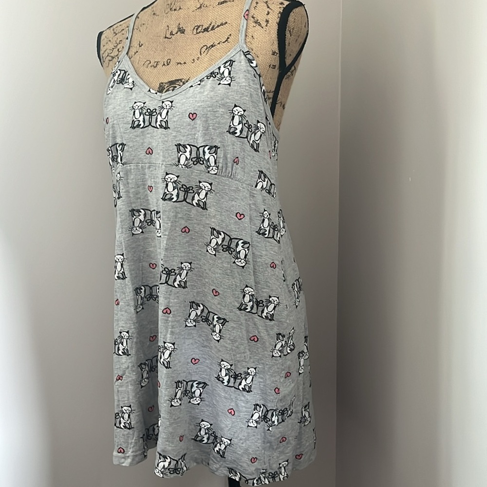 vintage lover cat pj dress